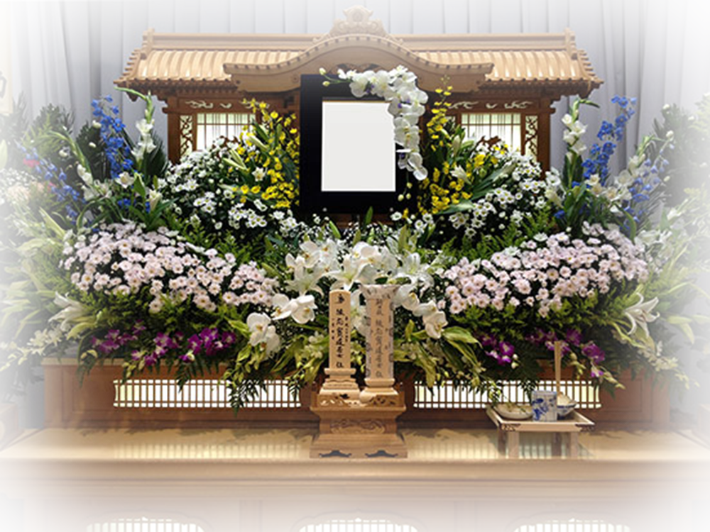 葬儀祭壇の画像